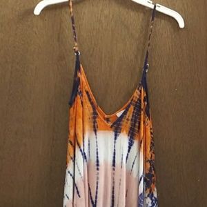 tie dye Maxi dress